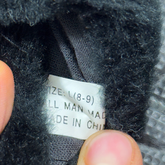 Women's Mule Slippers L (8-9) Leopard Print Slip On Faux Fur Round Toe Comfort - Picture 5 of 6